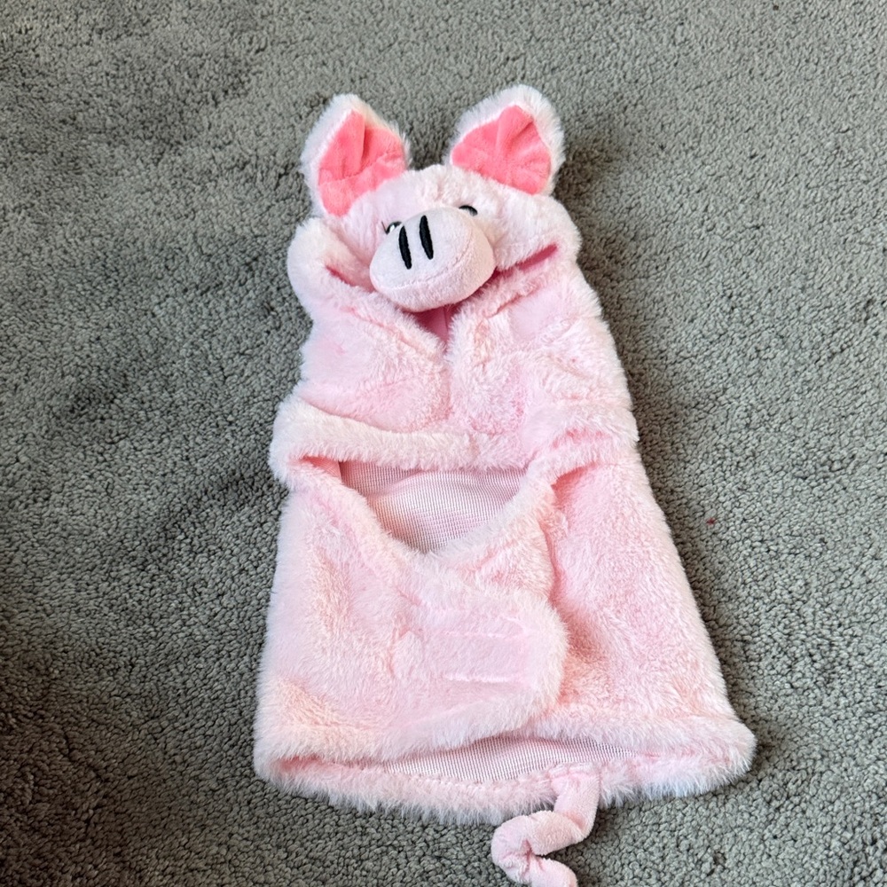 Pup Crew Pig Dog Hoodie SIZE XS/S